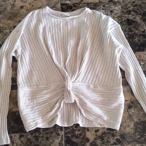 Creme long sleeve shirt